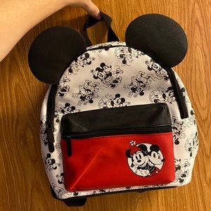 Mickey and Minnie Mouse backpack